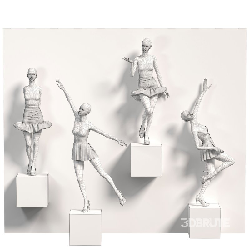 fashion mannequin set Image 2