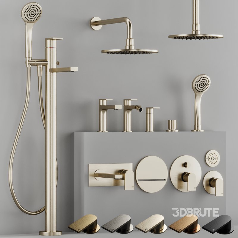 Gessi Manzoni bathroom faucet collection set 2 Image 6