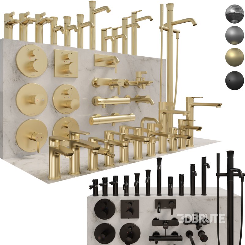 Bathroom Faucets Taps Set by DURAVIT AG Image 1