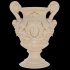 Decorative Stone Urn with Classical Motifs - Thumbnail 2
