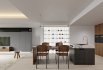Modern living room and dining room interior scene - Thumbnail 1