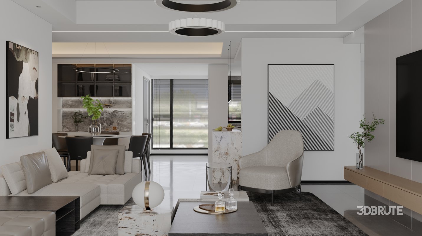 living room dining room Image 8