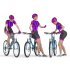 Cyclist woman in 03 poses - Thumbnail 5