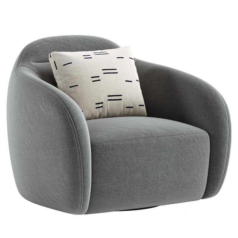 Ismo Swivel Lounge Chair Image 7