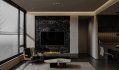 Modern living room and dining room interior scene - Thumbnail 4