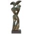 Antique modern abstract Embrace in Bronze - Thumbnail 3