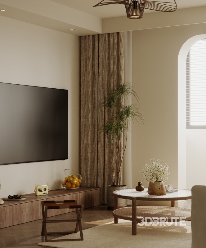 living room dining room kitchen office Image 7