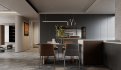 Modern living room and dining room interior scene - Thumbnail 8