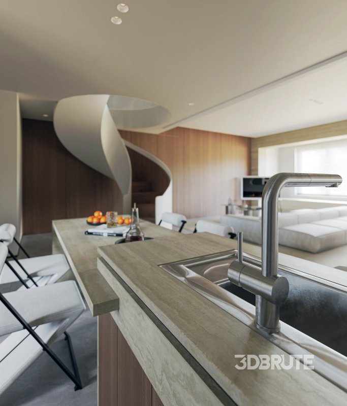 Modern living and dining room Image 7