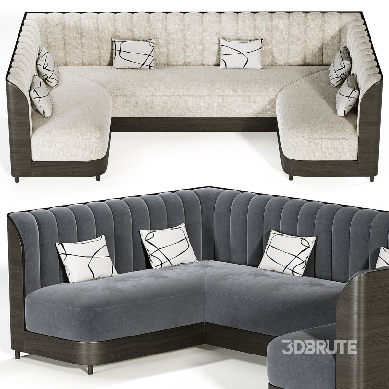 Brittany Restaurant Sofa Image 7