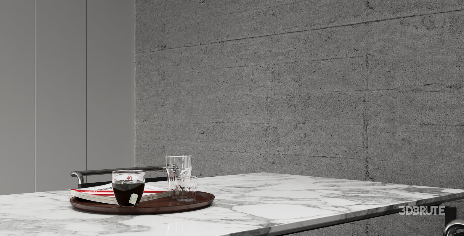 Modern living room and dining room interior scene Image 4