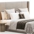 Bed With High Headboard Norman By Lavsit - Thumbnail 5
