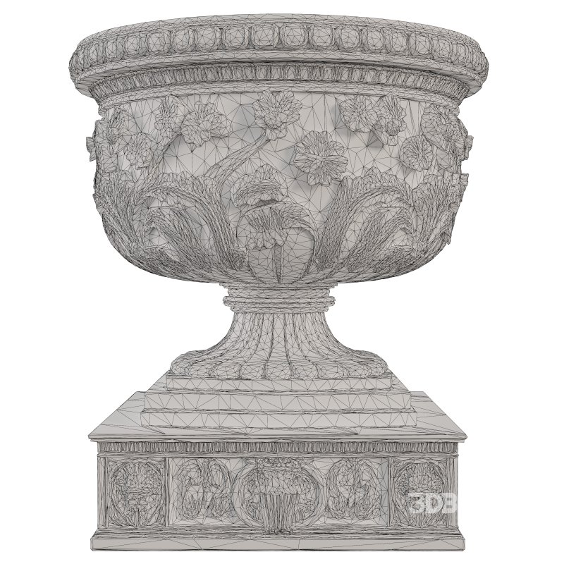 Anceinet Old Big Sculpted Pot Image 3