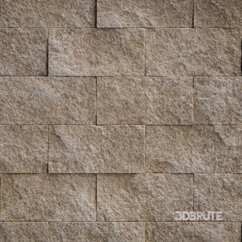 Split Face Travertine 01 (Seamless) Image 2