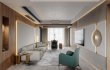 Modern living room and dining room interior scene - Thumbnail 3