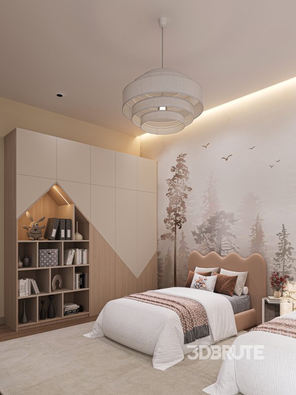 Childrens room (ready-made scene Premium) Image 2