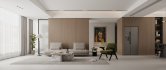 Modern living room and dining room interior scene - Thumbnail 8