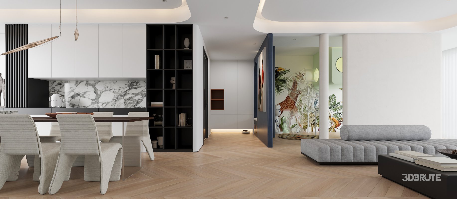 living room dining room Image 7