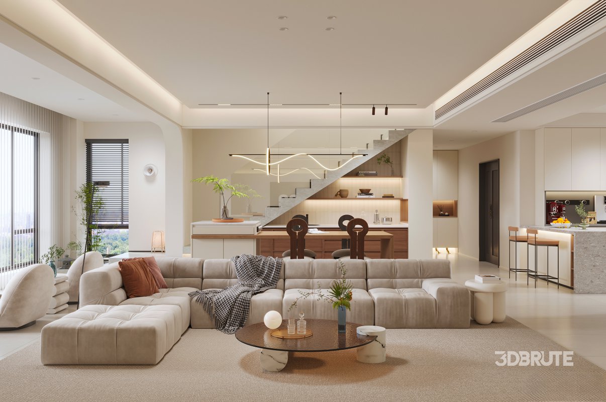 living room dining room Image 3