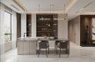 Modern living room and dining room interior scene - Thumbnail 1