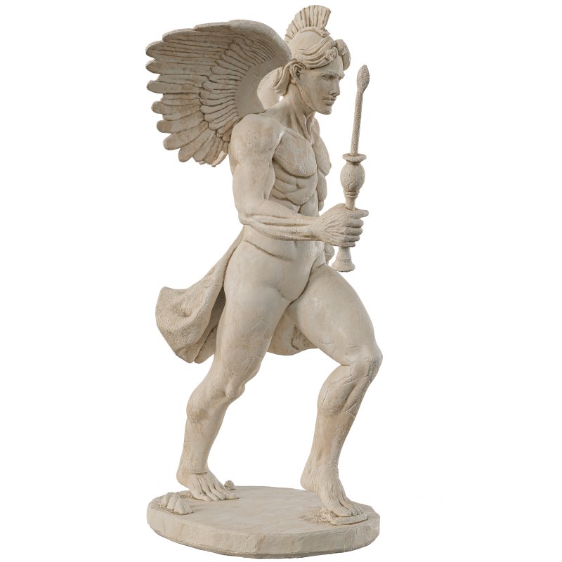 Ancient Old Greek Soldier Sculpture Image 2