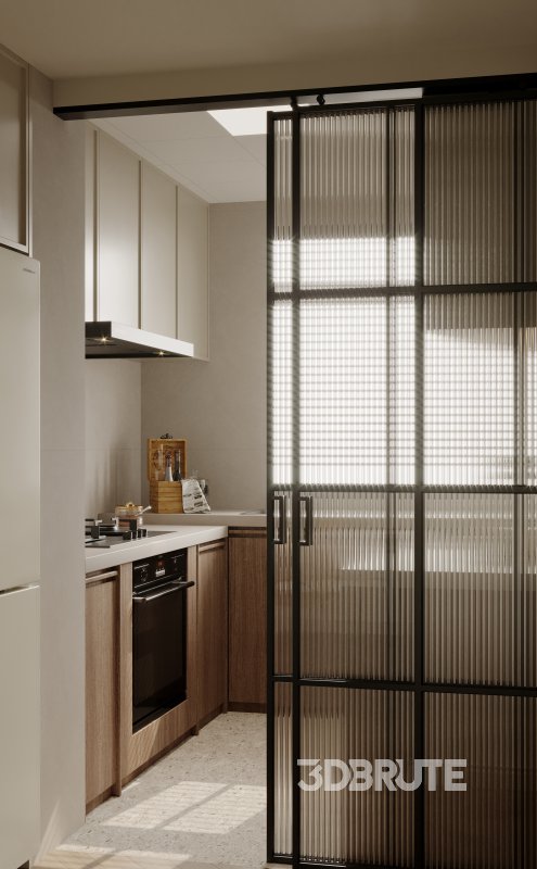 living room dining room kitchen office Image 9