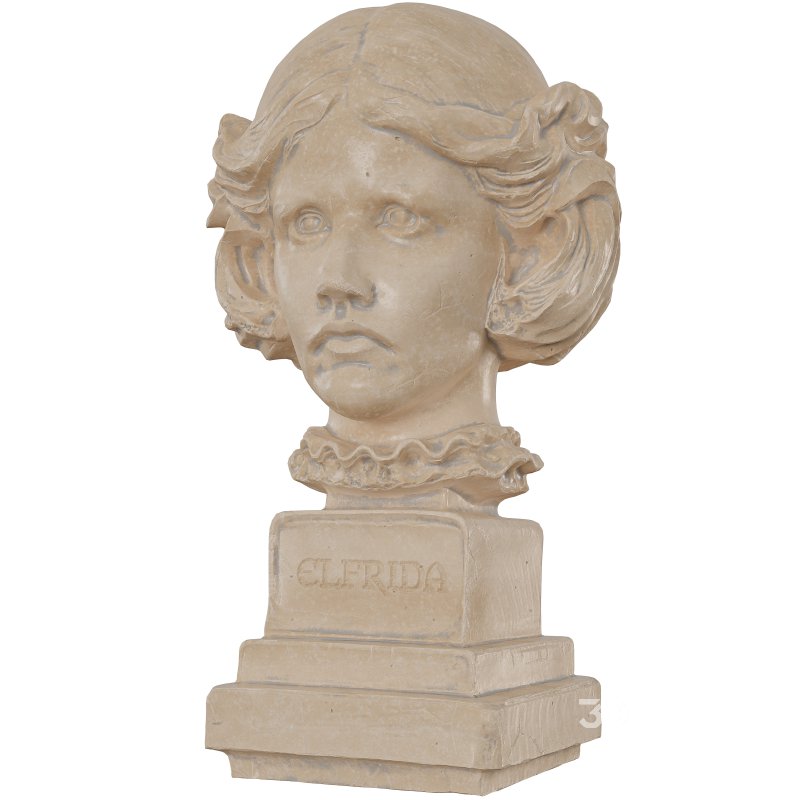 Stone Bust of Elfrida Image 2