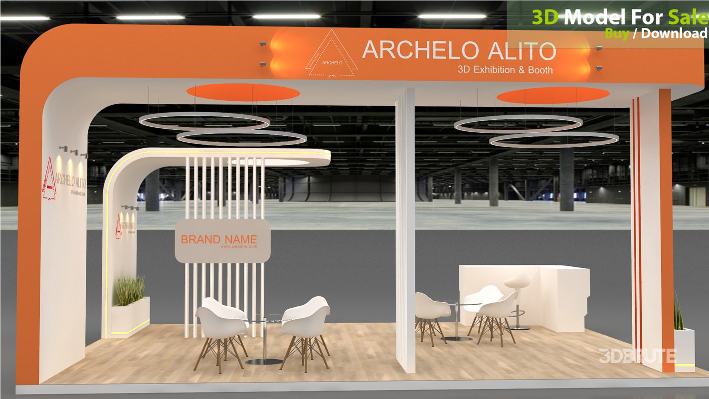 exhibition 3d model Image 4
