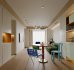 Modern living room and dining room interior scene - Thumbnail 4