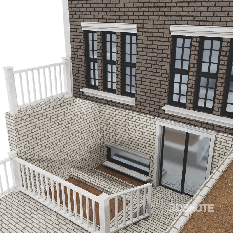 brick house with a pitched roof 01 Image 5