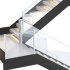 Modern Stone Stair with Framed Glass Railing - Thumbnail 5