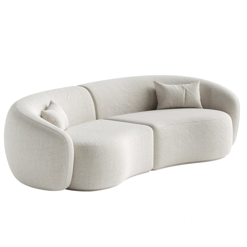 Family Curved Sofa Kassavello Image 3