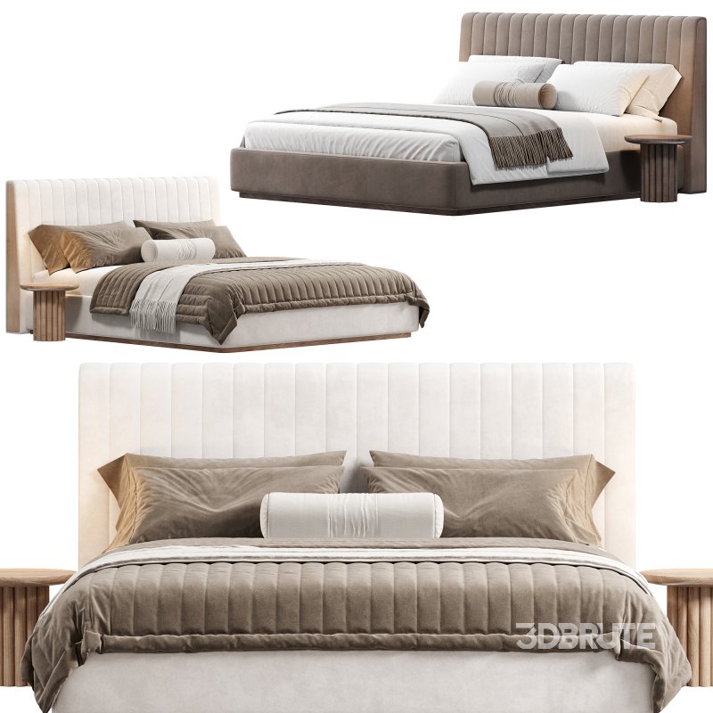 HARRY BED By Berlin camel Image 2