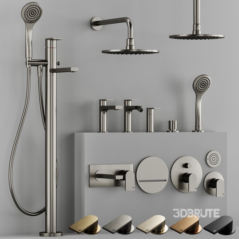 Gessi Manzoni bathroom faucet collection set 2 Image 4