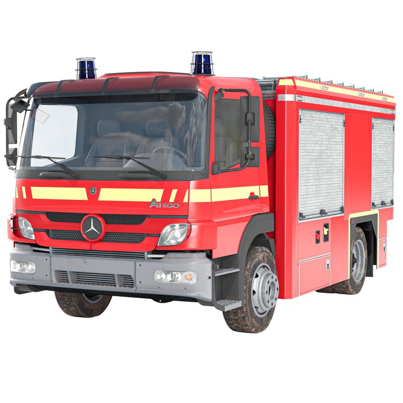 Fire Truck Mercedes Benz Atego Image 7