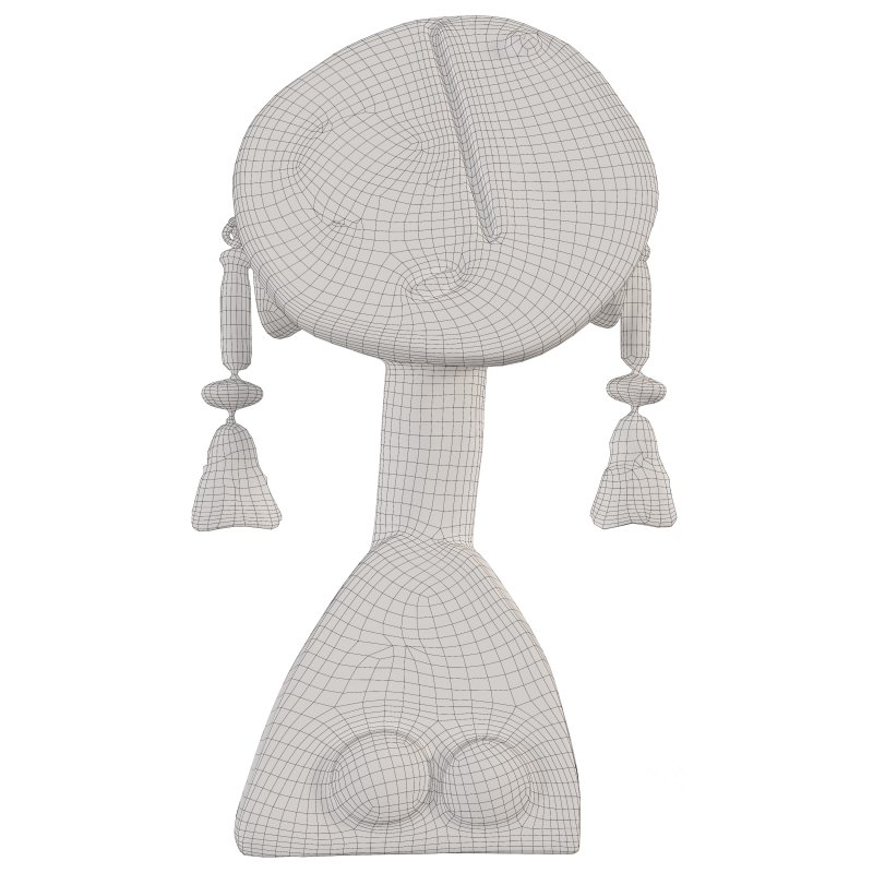 Tribal Ancestor Mask Abstract Cultural Image 1