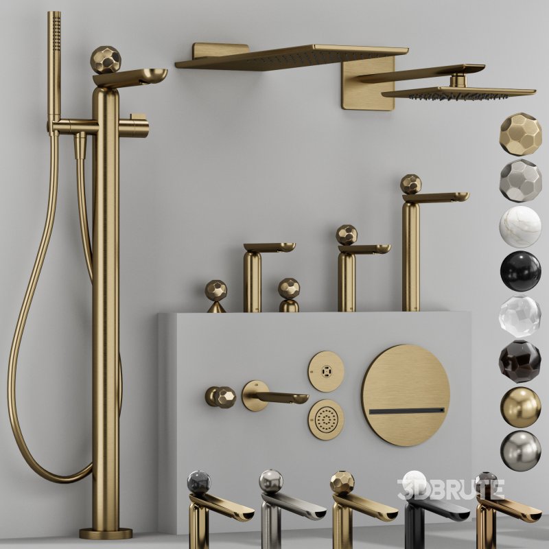 GESSI PERLE BATHROOM FAUCET COLLECTION Image 1