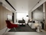 Modern living room and dining room interior scene - Thumbnail 2
