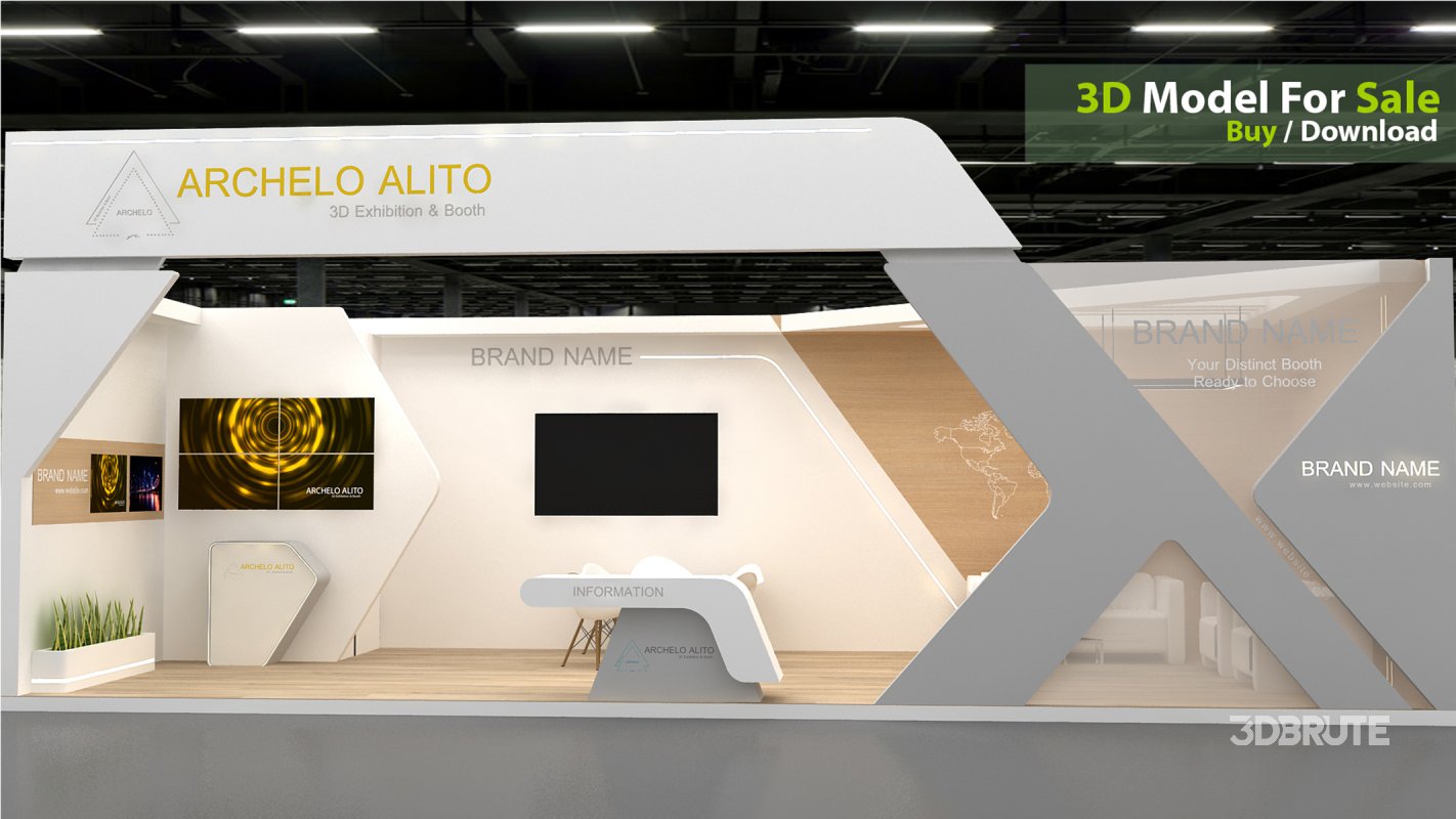 3D Exhibition Booth Model Image 7