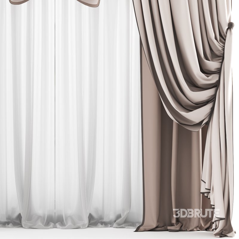 Silk and Cotton Curtain Set 80 Image 4