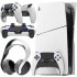 sony playstation 5 slim with headphone and controller - Thumbnail 1