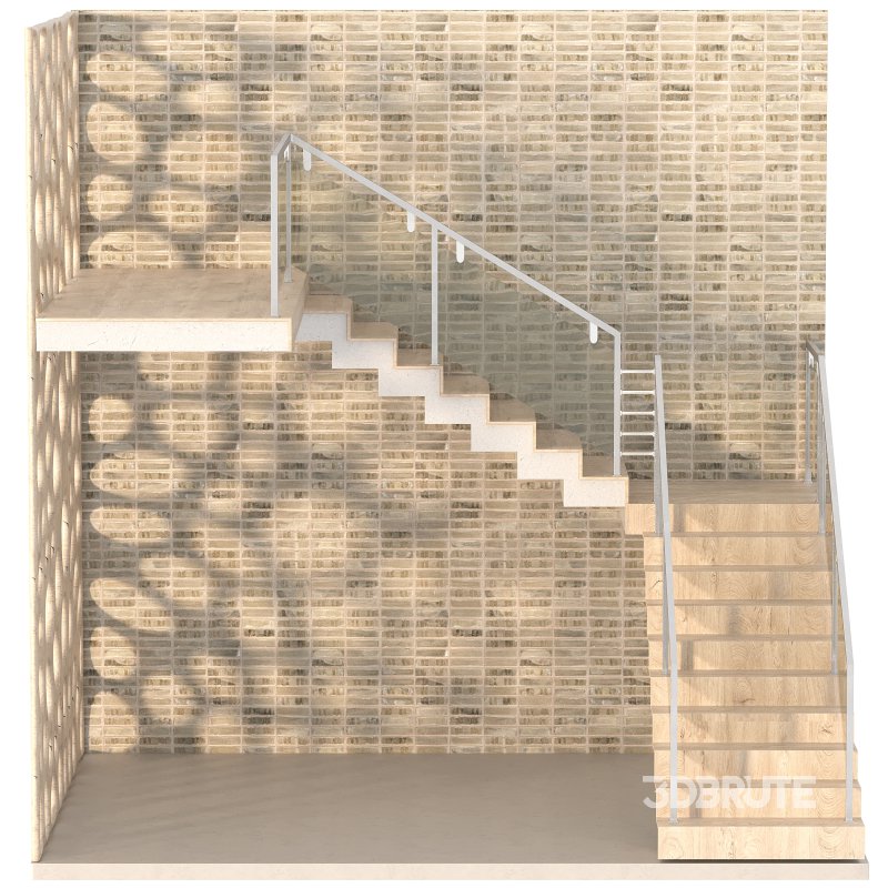 Wooden L Shape Staircase Image 6
