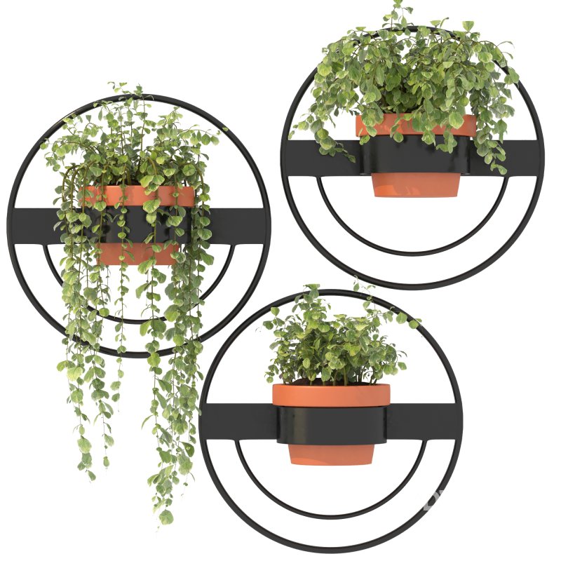 Modern Wall Planters With Geometric Designs Image 5