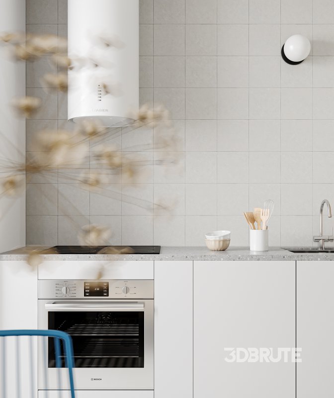 Modern living room and dining room interior scene Image 4