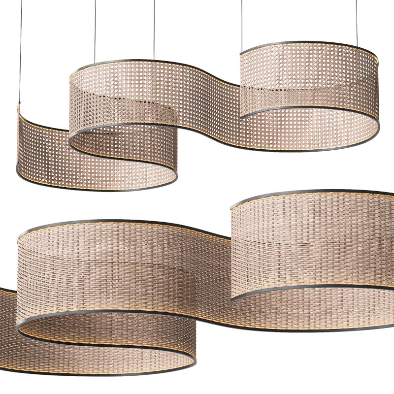 Japandi Style Flow Pendant Light Image 1