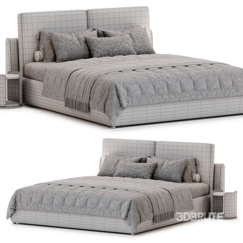 Cloud Bed Queen Cream Boucle Sundays Company Image 4