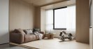 Modern living room and dining room interior scene - Thumbnail 9