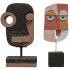 Abstract Tribal Mask Sculpture - Thumbnail 5