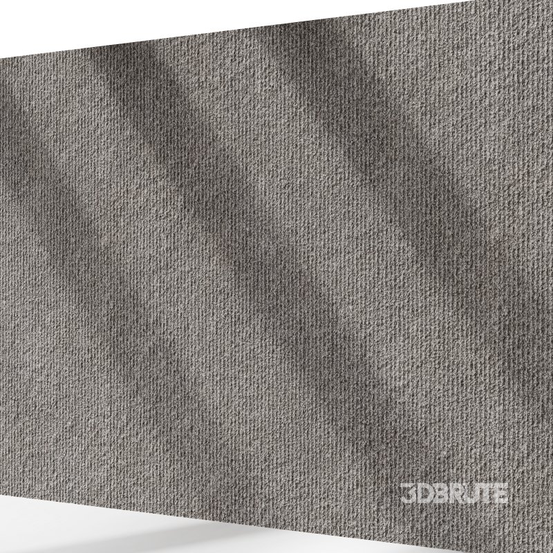 Ribbed Plaster 05 (Seamless) Image 3