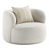 Kylan Boucle Swivel Chair - Thumbnail 6